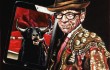 James Lassen’s “Velvet Elvis Costello” is up for auction at VELVEASL.