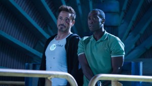 They’re not Riggs and Murtaugh but Robert Downey Jr. and Don Cheadle catching bad guys in Iron Man 3.