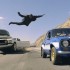 Yep, that’s Tyrese Gibson leaping onto a speeding car to avoid being crushed by a tank in Fast & Furious 6.