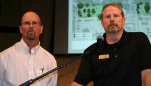 Architect Tom Galbreath and Christ Chapel's chief operating officer Rick Neves represented the church during negotiations. (photo by jeff prince)