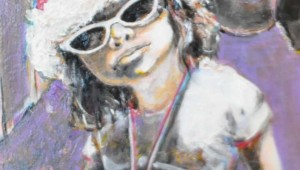 “Claire Hinkle” was on display during Hinkle’s inaugural exhibit at Milan Gallery.