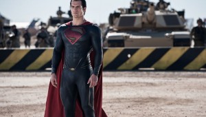 Henry Cavill presents himself to the United States military in Man of Steel.