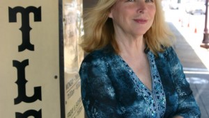 CANDY CLARK OUTSIDE OF HER FAVORITE FORT WORTH RESTAURANT, CATTLEMEN'S IN THE STOCKYARDS. (photo by jeff prince)