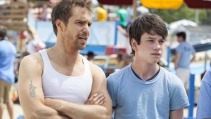 Sam Rockwell and Liam James ponder the next stage of life at an oceanside water park in The Way, Way Back.