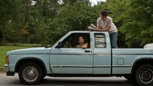 A somewhat sober Miles Teller assists on Shailene Woodley’s paper route in The Spectacular Now.