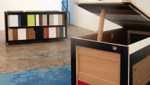 HOMECOMING! built crates from discarded IKEA furniture. Now to get the darn things to Sweden.