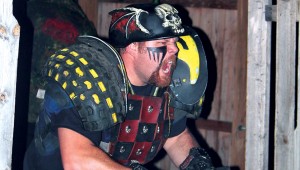 Aston, in character as Chainsaw Jack: “We’re building the last memories that we’re going to have of this place.”