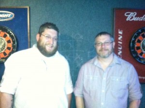 Hearsay Jason Caswell (left) and Shawn Corley are re-imagining a pool hall into Arlington's first indie-rock venue.