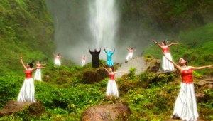 A musical number from "The Act of Killing."