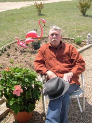 fromholz FROMHOLZ IN 2005 WHILE LIVING IN A TRAILER ON LARRY JOE TAYLOR'S RANCH WHILE RECOVERING FROM HIS STROKE. (photo by Jeff Prince)