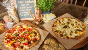 The pizza is semi-fancy and fabulous at Le Snob. Brian Hutson
