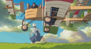 FILM Young Jiro Horikoshi holds an imaginary conversation with an Italian aviation pioneer in The Wind Rises.