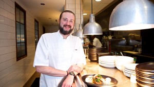 Chef Jeff Harris offers up some blackened red snapper at AF+B. Vishal Malhotra