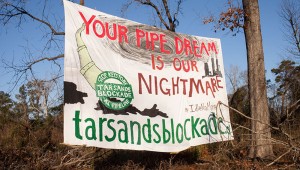 In Texas, the Tar Sands Blockade delayed but could not stop the southern leg of the Keystone. Tar Sands Blockade