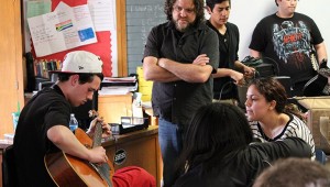 Teacher Jim Crye doesn’t have metal-face all the time. Christian McPhate