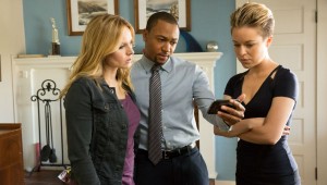 The gang's back together! Kristen Bell, Percy Daggs III, and Tina Majorino in "Veronica Mars."