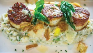 Bite City Grill’s diver scallop risotto is a blend of lightness and creaminess. Brian Hutson