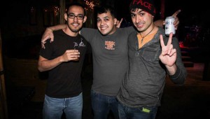 (From left to right) Esteban Juarez, Jonathan Villalobos, and Jorge Armenta comprise one of the only Spanish-language punk bands in town.