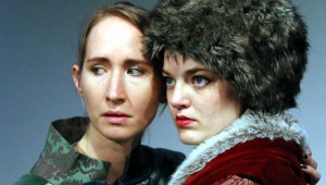 Anastasia Muñoz (left) and Katherine Bourne star in Stage West’s lively production of Orlando. Buddy Myers