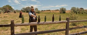 FILMSHORTS Seth MacFarlane takes target practice from a manageable distance in A Million Ways to Die in the West.