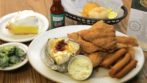 All-you-can-eat catfish is part of the allure of Joe’s Coffee Shop. Lee Chastain