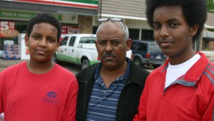 (Left to right) Benyam, Sam, and Tedros plan to introduce Ethiopian cuisine to Cowtown. Jeff Prince
