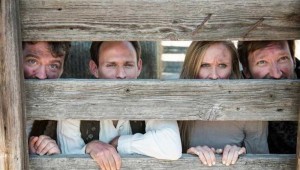 John Forkner, Scott Zenreich, Alexandra Lawrence, and Brandon Murphy star in the Phibs’ uproarious new play.