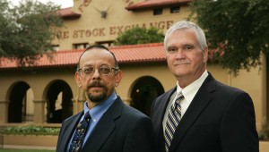 Treadway, right, with Corpus: “... the idea of sharing vows with 99 other couples ... sounded perfect for us.” Lee Chastain