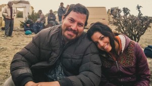Julio Cedillo and Eva Longoria star in "Frontera."
