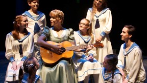 Marissa McGowan (center) teaches kids their scales in The Sound of Music.