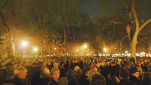 A shot from last year’s Unsilent Night event in New York. CD/FW holds it here, Fri.
