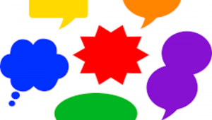 dialogue bubbles
