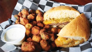 The green chile cheeseburger