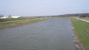 THE TRINITY RIVER IN FORT WORTH (courtesy wikimedia)