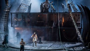 Patsy Ferran and Arthur Darvill in Treasure Island.