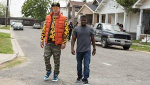 Will Ferrell tries to dress ghetto and Kevin Hart is unimpressed in "Get Hard."