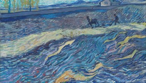 Van Gogh’s “Enclosed Field with a Ploughman” is from 1889, not long before the tortured artist committed suicide.