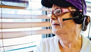 Marion Patton, who was homeless for three years, is desperate to go full-time at the job she loves. Photo by Jordan Ricaurte.