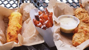 Funnel cake! In fry-form! Only at Globe Life. Photo by Laurie James.