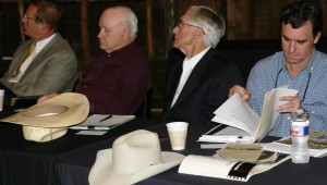 PHILIP MURRIN (RIGHT) GOES BRIM-DOWN WHILE BILLY MINICK PREFERS HIS CROWN DOWN (photo by Jeff Prince)