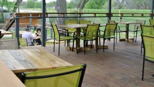 Patio at Thurber Mingus.