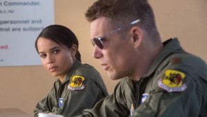 Zoë Kravitz and Ethan Hawke take a break from operating drones in Good Kill.