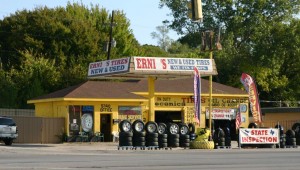 THE OLD ERNI 'S SIGN MADE MANY A PASSERBY VERY CURIOUS; WELL, MAYBE JUST ME.