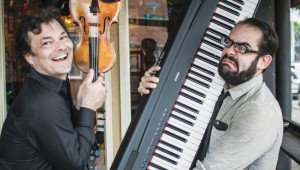 Mark Landson and pianist Thiago Nascimento are bringing the classics to the unwashed twice a month at the Live Oak. Photo by Serkan Zanagar.