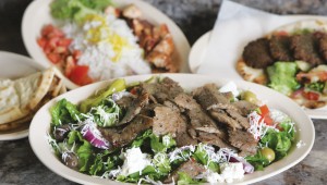 Good thing the food is colorful at Opa! Photo by Lee Chastain.