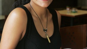 Amanda served the apple empanadas for dessert at La Perla Negra.