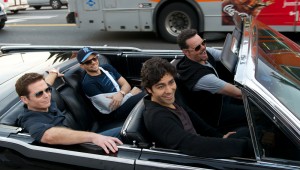 Kevin Connolly, Jerry Ferrara, Adrian Grenier, and Kevin Dillon live the 1% life in "Entourage."
