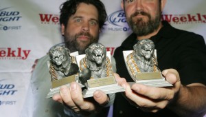 Holy Moly with their awards. Photo by Lee Chastain.