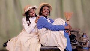 Kristen Bond and Ebony Marshall-Oliver star in The Color Purple at Jubilee Theatre.
