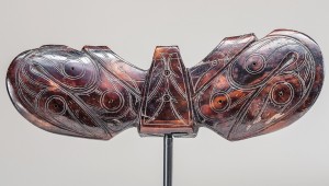 This carved walrus-ivory harpoon counterweight from the Bering Sea is part of the Amon Carter’s Indigenous Beauty.